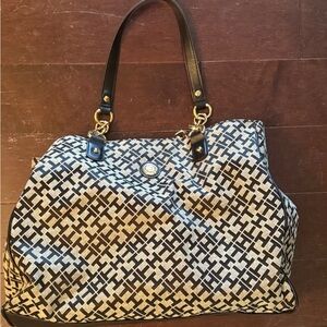Tommy Hilfiger Monogram Logo Tote Bag